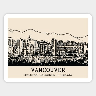 Vancouver - British Columbia Sticker
